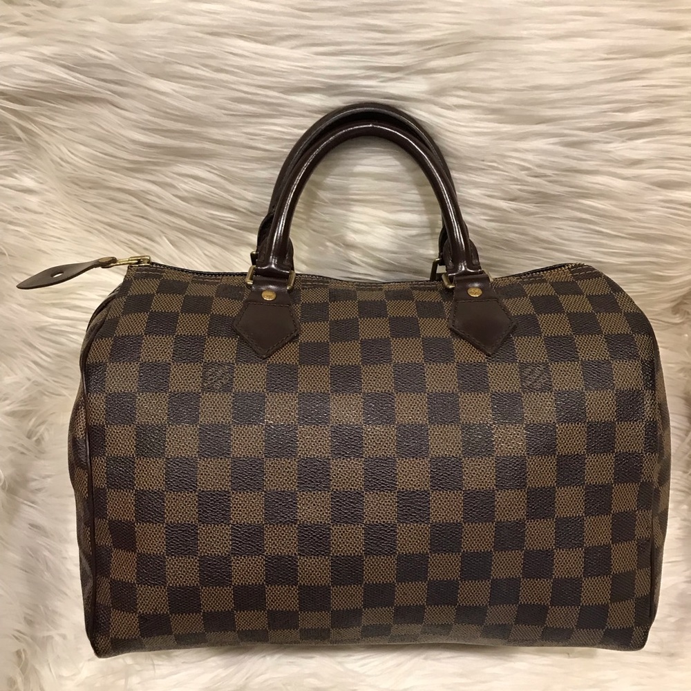Louis Vuitton Damier Ebene Speedy 30 Tote #8.8H - Picture 2 of 8